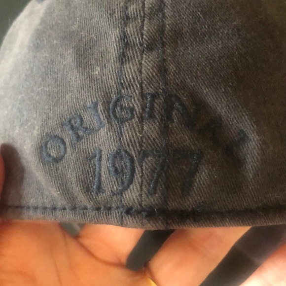 - American Eagle Outfitters AE Eagle Navy Blue Ball Cap Ha… - Picture 6 of 7